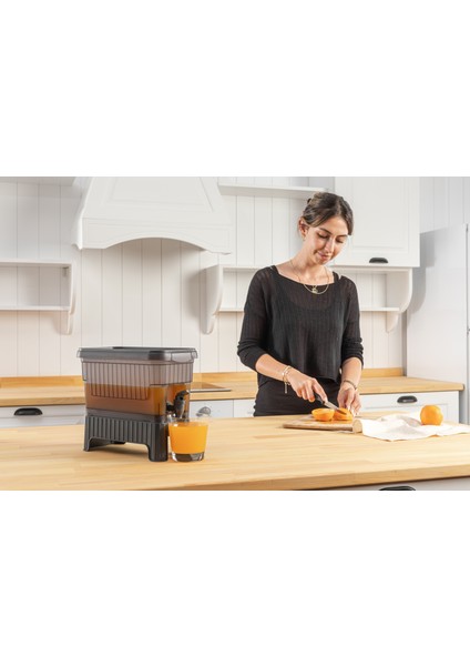 4 Litre Dolap Içi , Ayaklı Su Limonata Meşrubat Sebili -Beyaz fiyatları