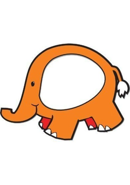 Fil Figürlü Yazı Tahtası, Beyaz, Şık ve Kullanışlı Ürün