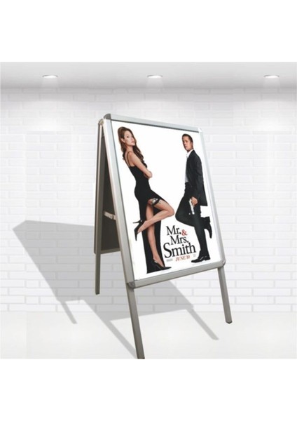 70X100CM Alüminyum Çift Taraflı Kaldırım Reklam Panosu fırsatları