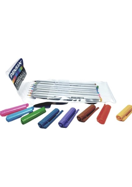 Renkli A4 Yapışkanlı Not Kağıdı ve Kalem Seti fırsatları