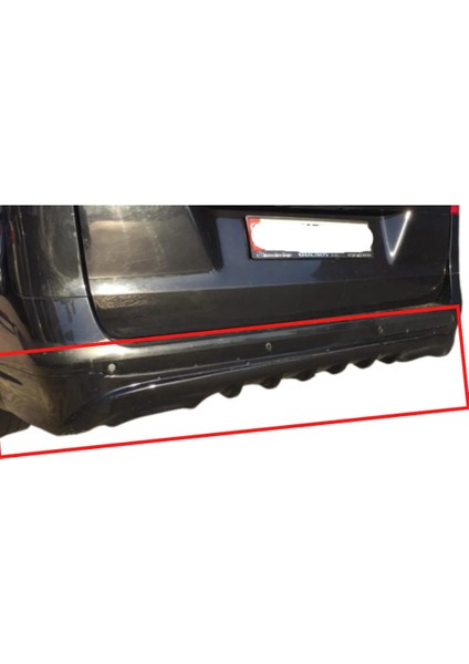 2015 Üstü Vito Arka Tampon Eki (( Boyasız ))