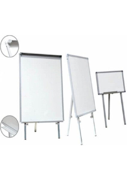 Teleskopik Ayaklı Yazı Tahtası 60X85, Eco Laminant, Şeffaf Yüzey, Şık ve Fonksiyonel