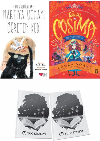 Martıya Uçmayı Öğreten Kedi ve Talihsiz Cosima Gerçeğin Peşinde + Hediyeli