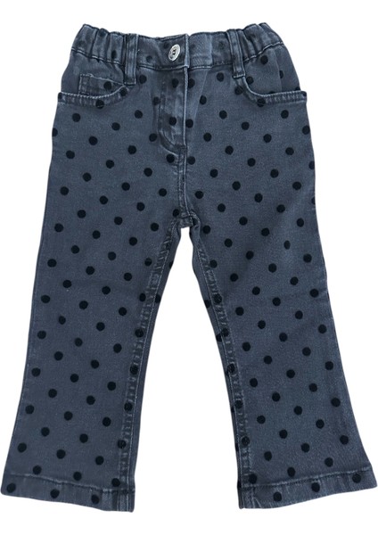 Kız Bebek/çocuk Ispanyol Paça Jean Kot Pantolon %98 Pamuk fiyatları