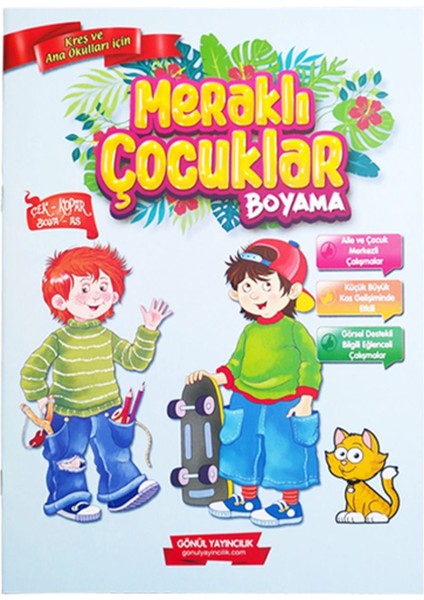 Eğitici Aktivite Seti, 5 Farklı Boyama Kitabı, 12 Kuruboya, 160 Sayfa fırsatları