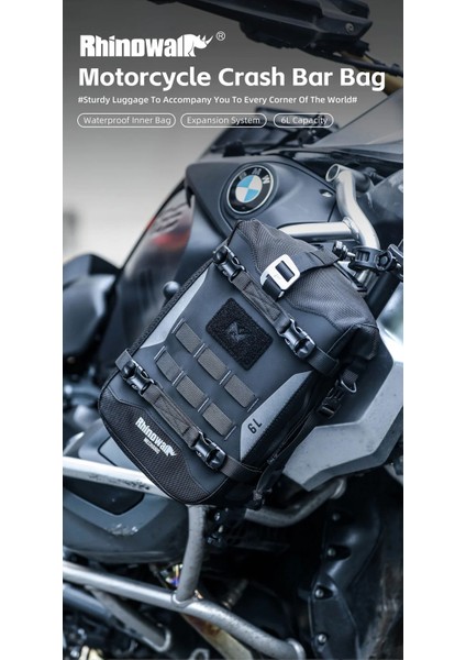 MJX2001 Mechanic Series 6l Su Geçirmez Crash Bar Çantası – Motosiklet Yan Depo / Tank Üstü – Diğer Mechanic Serisi Çantalarla Uyumlu fiyatları