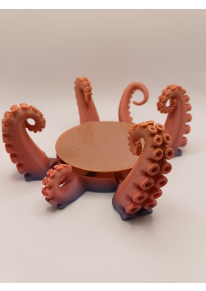 Ahtapot Bardak Altlığı