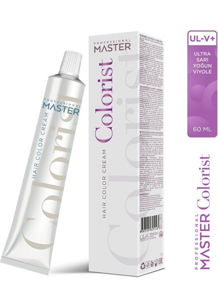 Master Colorıst 60 ml Tüp Boya Saç Boyası 60 Renk Kuaför 4