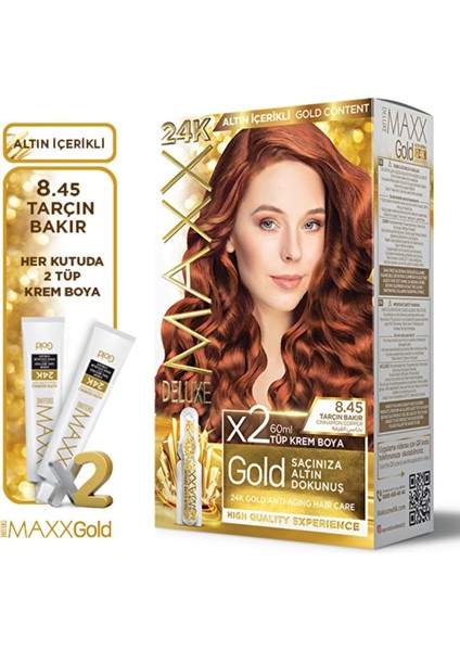 Golden 8.45 Tarçın Bakır Set Boya
