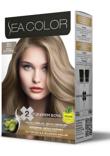 8.1 Küllü Açık Kumral Set Boya