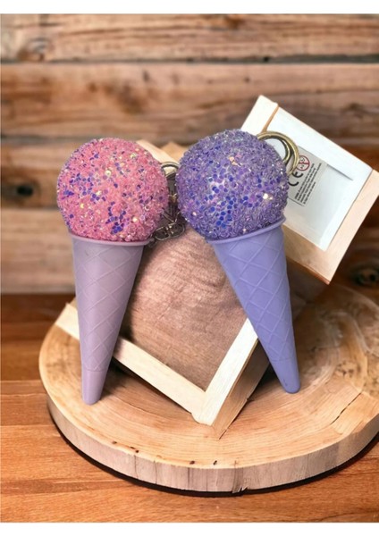 Şık Mikrofon Şeklinde Anahtarlıklı Kalem, Tek Adet