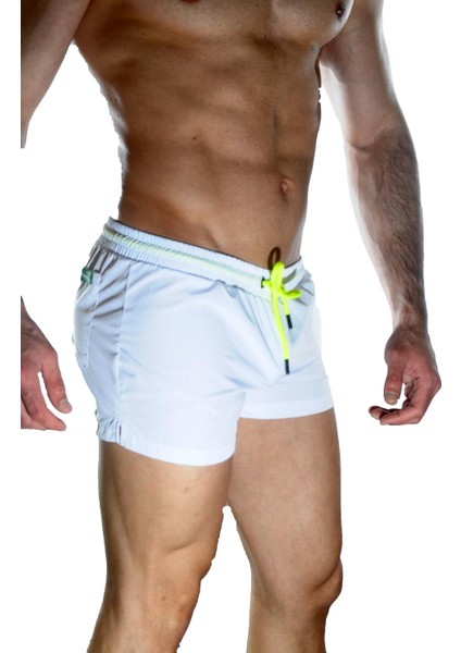 Erkek Beyaz Mini Mayo Short fiyatları