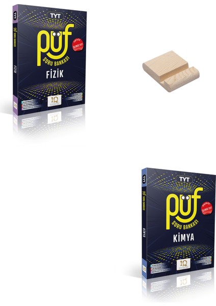 Tyt Püf Fizik ve Kimya Soru Bankası + Telefon Tutucu
