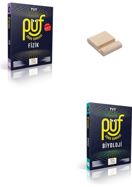 Tyt Püf Fizik ve Biyoloji Soru Bankası + Telefon Tutucu