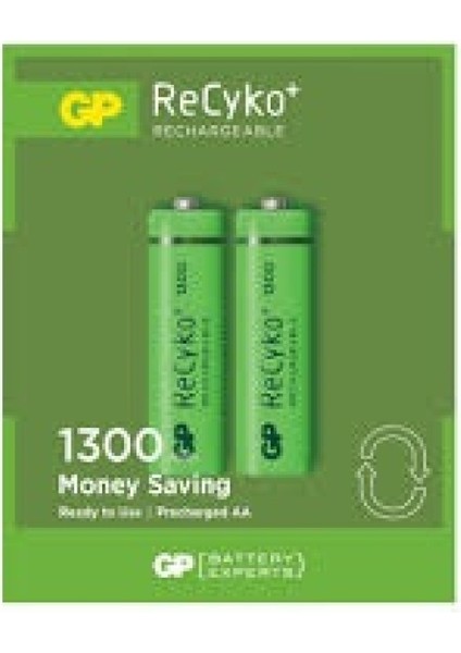 Gp Recyko 1300MAH Aa Şarjlı Kalem Pil 132C133 2li Kart (4915)