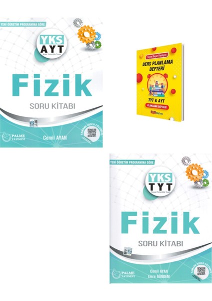 TYT ve AYT Fizik Soru Kitabı - Planlama Defteri