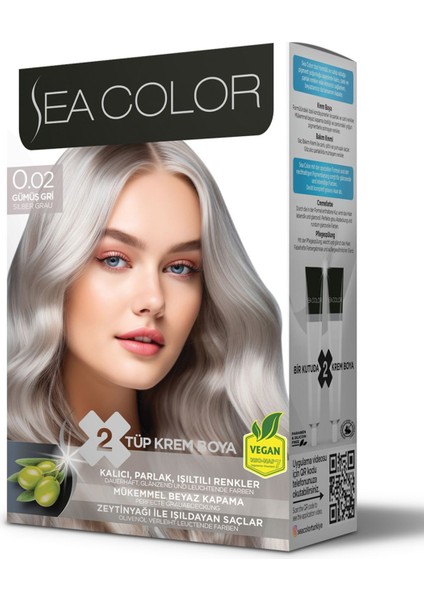 0.02 Gümüş Gri Set Boya