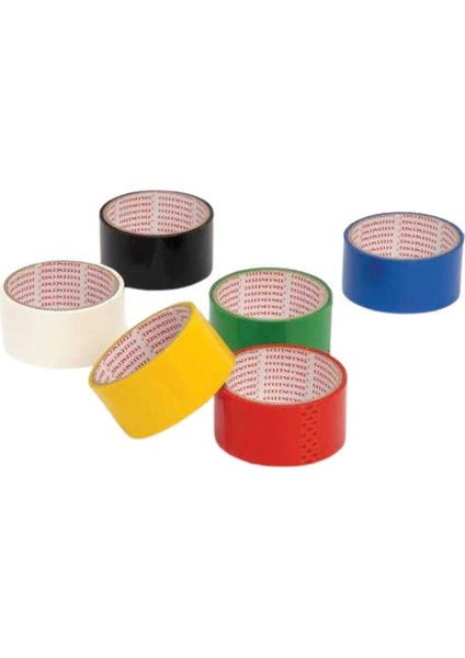 Renkli 45 mm x 20 M Koli Bandı, Dayanıklı ve Çok Amaçlı Kullanım Için Ideal