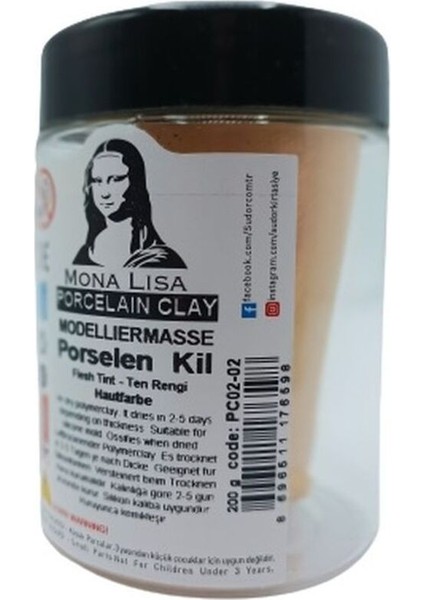 Ten Rengi Porselen Kil, 200 Gr, Tek Adet Fiyatıyla Yüksek Kalite Ürün