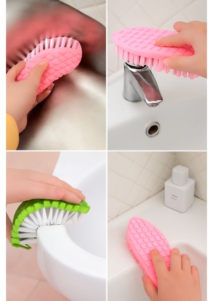 Çok Amaçlı Sert Kıl Temizlik Fırçası – Lavabo, Musluk, Fayans ve Mutfak Temizleme