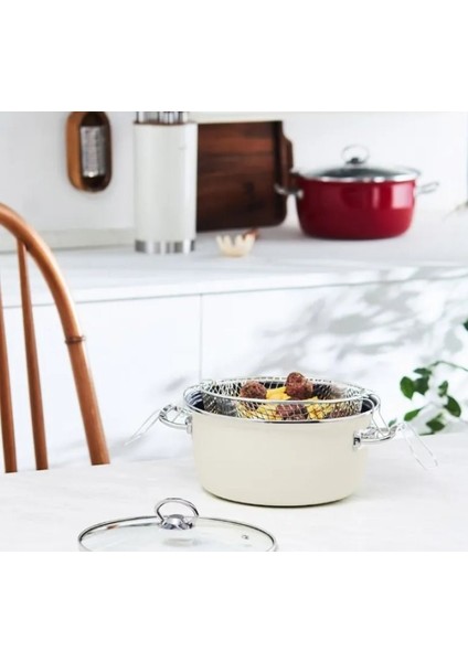 Thor Bej Kızartma Tenceresi 22CM 4 Litre - TR-6486