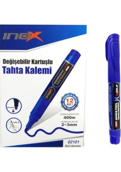 Mavi Tahta Kalem Kartuşlu 02101, Tekli Fiyatlı, Yüksek Kalite