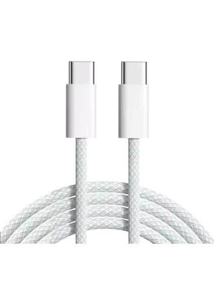 iPhone 15/16 Uyumlu Usb-C Örgü Şarj Kablosu – Hızlı Şarj ve Dayanıklı Tasarım