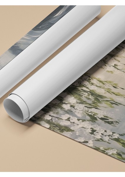 Çerçevesiz Poster, Kuğuların Göl Manzarası, Salon Dekoru Poster No: 111426 fırsatları