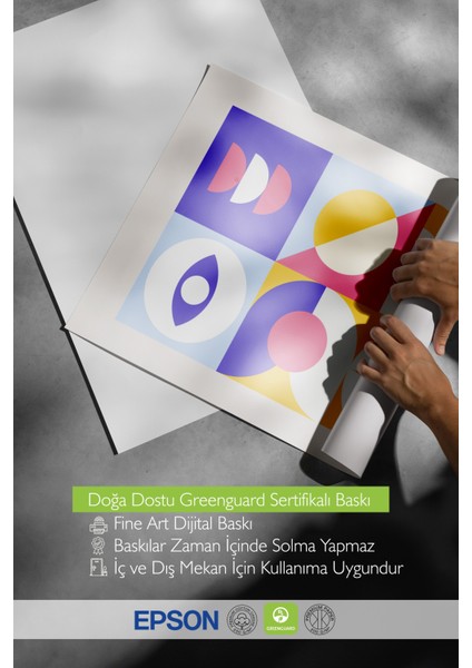 Çerçevesiz Poster, Geometrik Renkli Şekiller, Genç Odası Dekoru Poster No: 111999