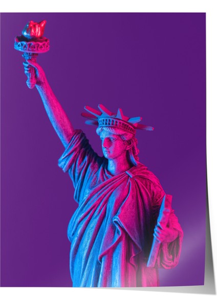Çerçevesiz Poster, Özgürlük Heykeli, Ofis Dekoru Poster No: 111855