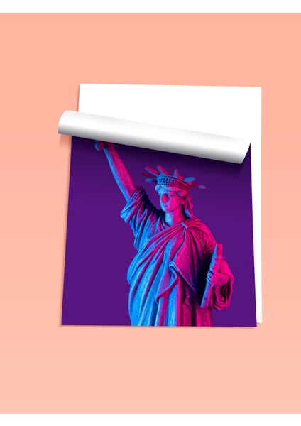 Çerçevesiz Poster, Özgürlük Heykeli, Ofis Dekoru Poster No: 111855 fiyatları