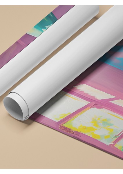 Çerçevesiz Poster, Pencerede Ayçiçekleri , Salon Dekoru Poster No: 111606 fırsatları