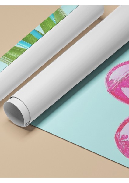 Çerçevesiz Poster, Şeker Ağacı Illüstrasyonu, Yatak Odası Dekoru Poster No: 111288 fırsatları