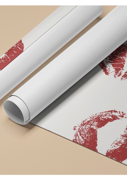 Çerçevesiz Poster, Kırmızı Dudaklar Cesur Canat, Ofis Dekoru Poster No: 111840 fırsatları