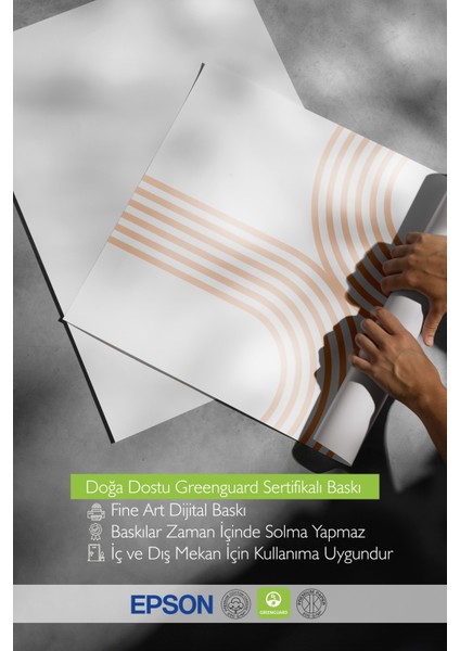 Çerçevesiz Poster, Minimal Çizgiler, Çalışma Odası Dekoru Poster No: 112324