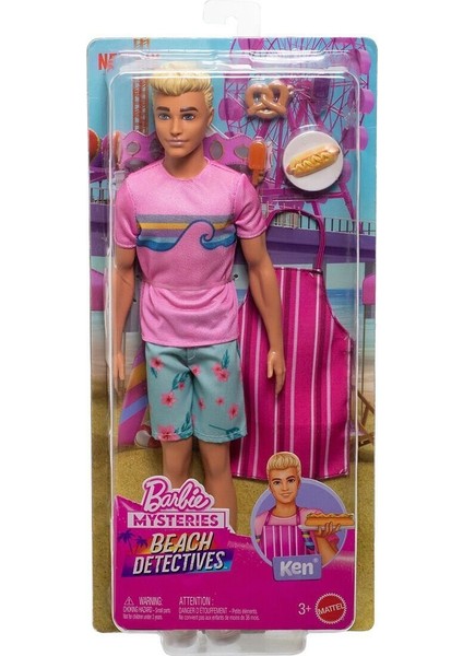 JFV65 Ken Malibu Bebek - Malibu - Barbie Mysteries: Beach Detectives indirimleri