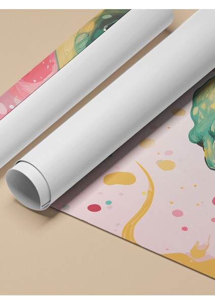 Çerçevesiz Poster, Sanatsal Yılan Çizimi, Salon Dekoru Poster No: 112209 fırsatları