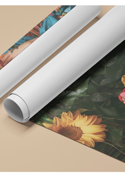 Çerçevesiz Poster, Frida Kahlo Portre, Salon Dekoru Poster No: 112021 fırsatları