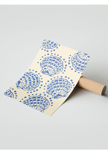Çerçevesiz Poster, Deniz Kabukları Minimalist, Yatak Odası Dekoru Poster No: 112153 modelleri