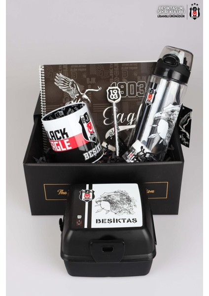 Kutu Seti: Beslenme Kabı, Matara ve Kırtasiye Ürünleri Hediye Kutusunda