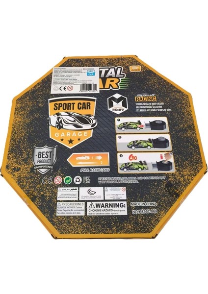 Fırlatma Rampalı 12 Li Çek Bırak Araba Seti