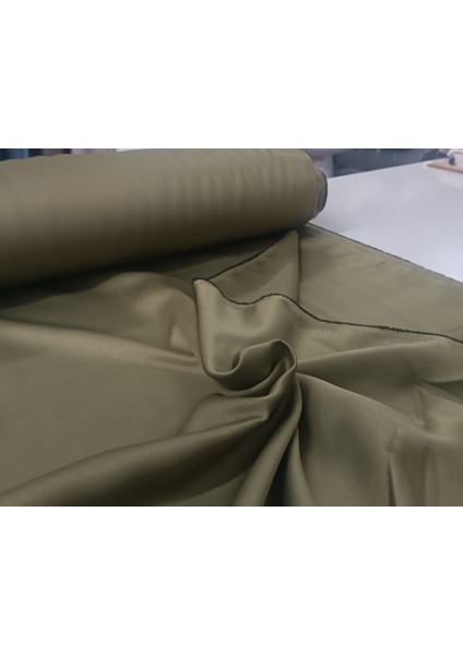 Zeytin Yeşili - Blackout Fon Perde - Pilesiz Düz Dikim - ZC200