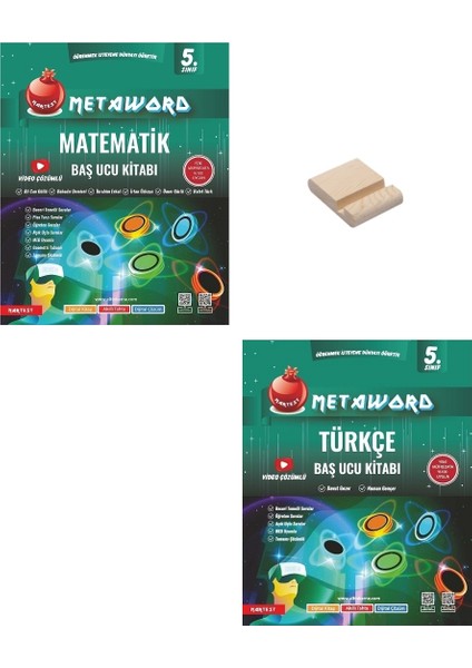 5. Sınıf Metaword Matematik ve Türkçe Konu Özetli Etkinlikli Soru Bankası + Telefon Tutucu