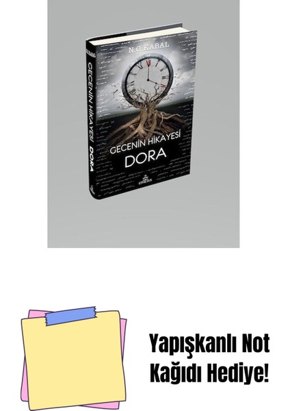 Gecenin Hikayesi - Dora, Ciltli + Yapışkanlı Not Kağıdı