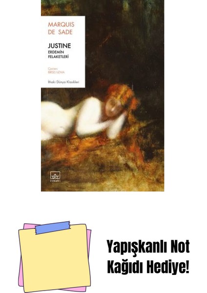 Justine Erdemin Felaketleri + Yapışkanlı Not Kağıdı