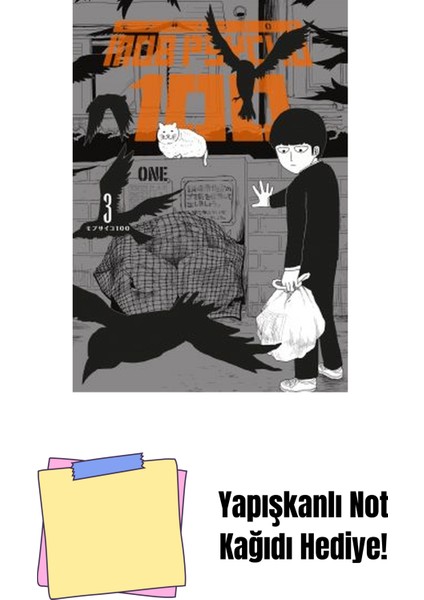 Mob Psycho 100 – 3. Cilt + Yapışkanlı Not Kağıdı