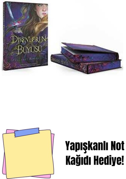 Yan Boyamalı Özel Baskı- Dikenlerin Büyüsü, Ciltli + Yapışkanlı Not Kağıdı