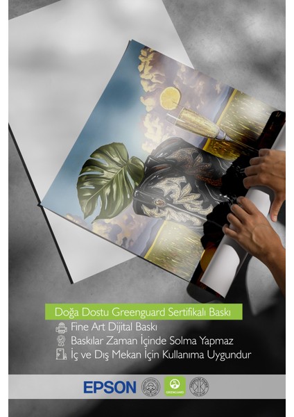 Çerçevesiz Poster, Kovboy Çizmesi Natürmort, Mutfak Dekoru Poster No: 111471