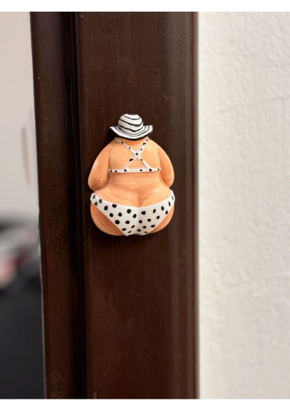 Eğlenceli Tombik Kadın Magnet, Şık ve Sevimli Hediye Seçeneği