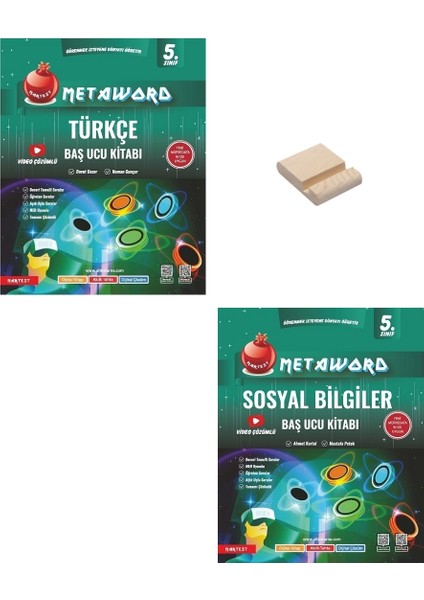 5. Sınıf Metaword Türkçe ve Sosyal Bilgiler Konu Özetli Etkinlikli Soru Bankası + Telefon Tutucu